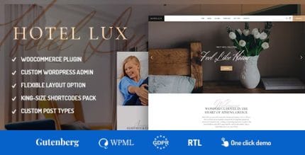 Hotel Lux – Resort & SPA WordPress Theme Hotel Lux – Resort & SPA WordPress Theme