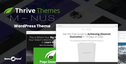 Thrive Themes Minus WordPress Theme