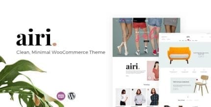 Airi Theme Clean, Minimal WooCommerce Theme