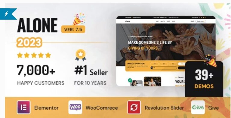 Alone – NonProfit Charity Multipurpose