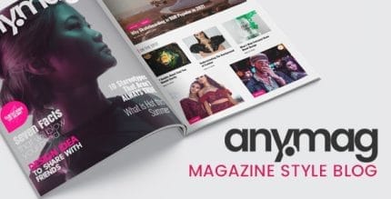 Anymag – Magazine Style WordPress Blog Anymag – Magazine Style WordPress Blog