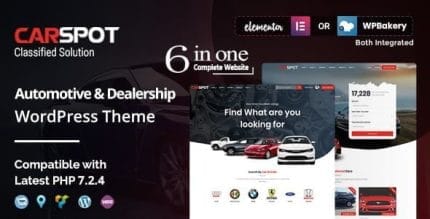 CarSpot – Dealership WordPress Classified Theme CarSpot – Dealership WordPress Classified Theme