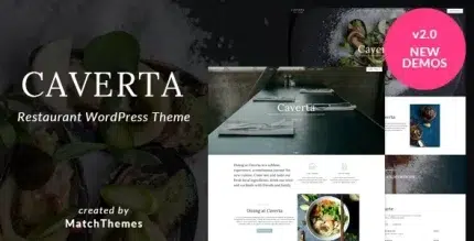 Caverta – Elegant Dining Restaurant Cafe Template Caverta – Elegant Dining Restaurant Cafe Template