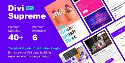 Divi Supreme – Custom Divi Modules Divi Supreme – Custom Divi Modules