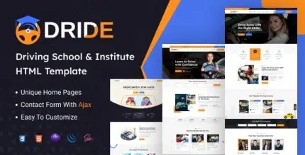 Dride – Driving School & Courses WordPress Theme Dride – Driving School & Courses WordPress Theme