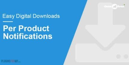 Easy Digital Downloads Per Product Notification