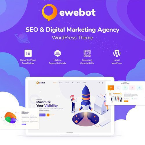 Ewebot – Marketing SEO Digital Agency WordPress Theme