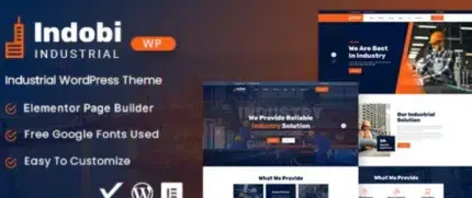 Indobi Industrial WordPress Theme Indobi Industrial WordPress Theme