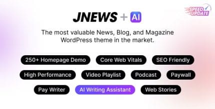 JNews – WordPress Newspaper, Magazine, Blog & AMP Theme JNews – WordPress Newspaper, Magazine, Blog & AMP Theme