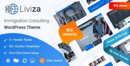 Liviza Theme – Immigration Consulting WordPress Theme + RTL Liviza Theme – Immigration Consulting WordPress Theme + RTL