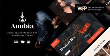 Anubia | Smoking and Hookah Bar WordPress Theme Anubia | Smoking and Hookah Bar WordPress Theme