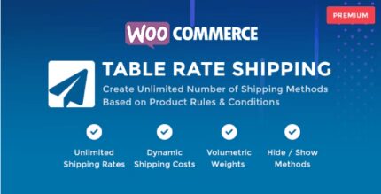 WooCommerce Table Rate Shipping WooCommerce Table Rate Shipping