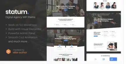 Statum – Business & Agency WordPress Theme Statum – Business & Agency WordPress Theme