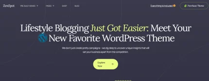 ZenSpot LifeStyle Blog WordPress Theme