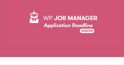 WP Job Manager Application Deadline Addon