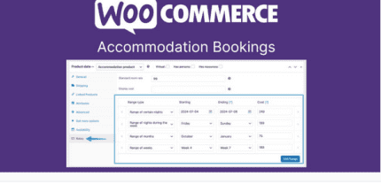 WooCommerce Accommodation Bookings WooCommerce Accommodation Bookings