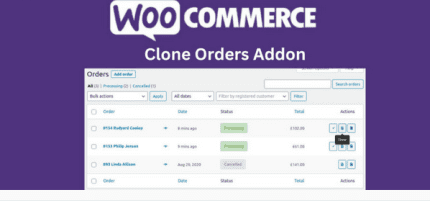WooCommerce Clone Orders