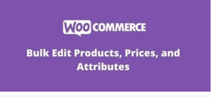Woocommerce Bulk Edit Products, Prices, and Attributes