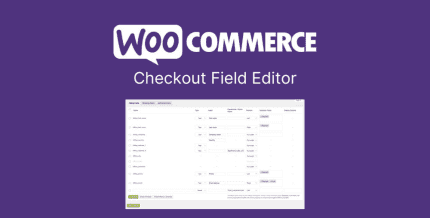 WooCommerce Checkout Field Editor