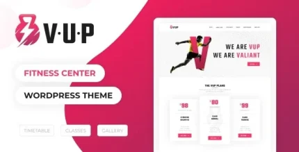 VUP Fitness Center WordPress Theme