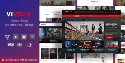 Vividly Video Blog WordPress Theme Vividly Video Blog WordPress Theme