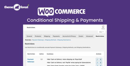 WooCommerce Conditional Shipping and Payments