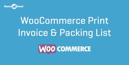 WooCommerce Print Invoices & Packing List
