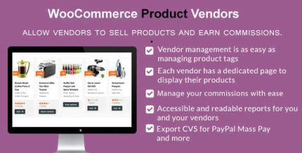 WooCommerce Product Vendors WooCommerce Product Vendors