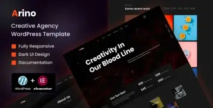 Arino – Creative Agency WordPress Theme Arino – Creative Agency WordPress Theme