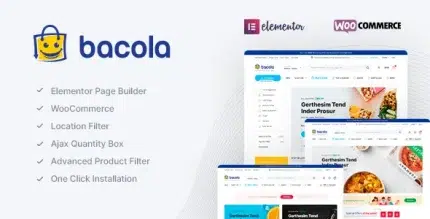 Bacola – Grocery Store and Food eCommerce Theme Bacola – Grocery Store and Food eCommerce Theme
