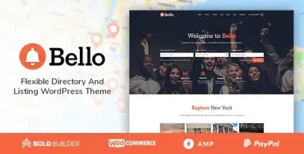 Bello – Directory & Listing WordPress Theme Bello – Directory & Listing WordPress Theme