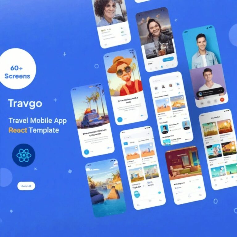 Travgo – Travel Mobile App React Next js Template