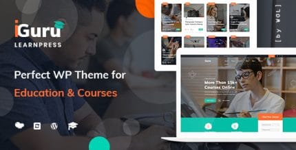 iGuru-Education-Courses-WordPress-Theme-1-430x219-1.jpg iGuru Theme- Education & Courses WordPress Theme - Image 1