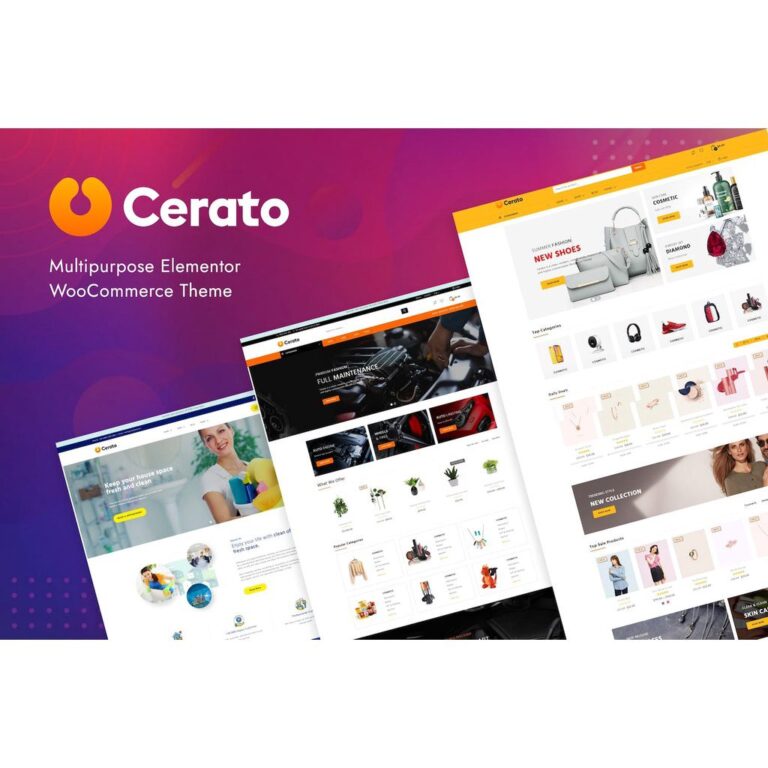 Cerato – Multipurpose Elementor WooCommerce Theme