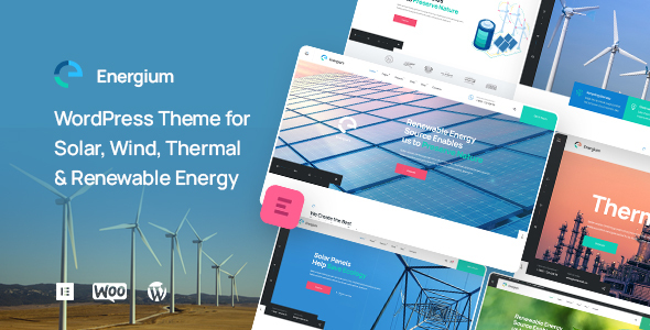 Business Energium | Alternative & Renewable Energy WordPress Theme