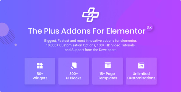 The Plus Addons for Elementor Page Builder The Plus Addons for Elementor Page Builder