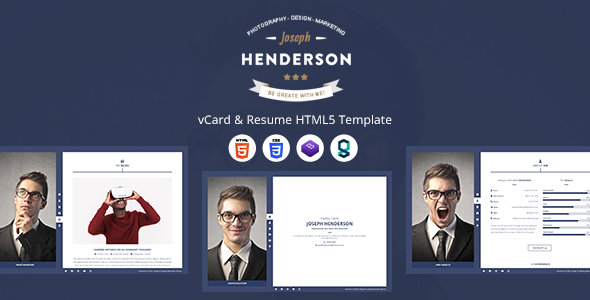 05_henderson_theme_preview.__large_preview.__large_preview Henderson – vCard & Resume HTML5 Template - Image 1