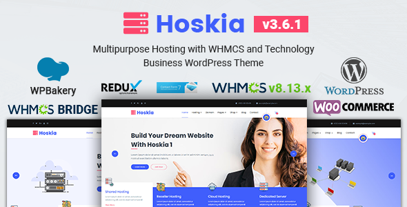 Hoskia | Multipurpose Hosting with WHMCS Theme Hoskia | Multipurpose Hosting with WHMCS Theme