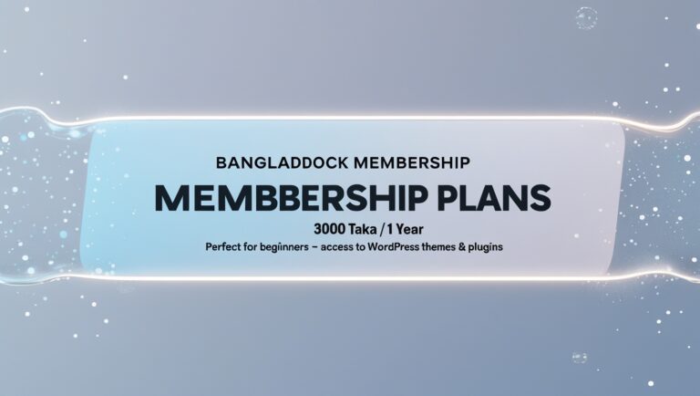 BanglaDock Membership