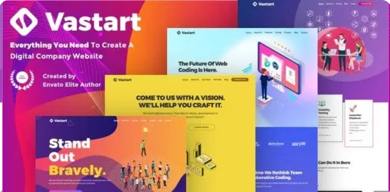 Vastart – Digital Company & Startup WordPress Theme Vastart – Digital Company & Startup WordPress Theme