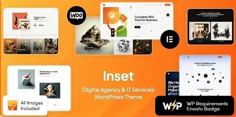 Inset – Digital Agency & IT Services WordPress Theme