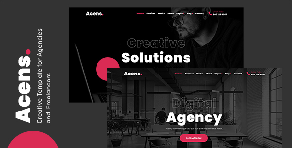 Acens - Creative Agencies WordPress Theme