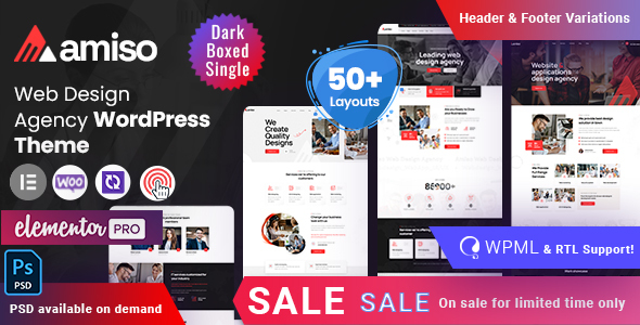 Amiso - Digital Agency WordPress