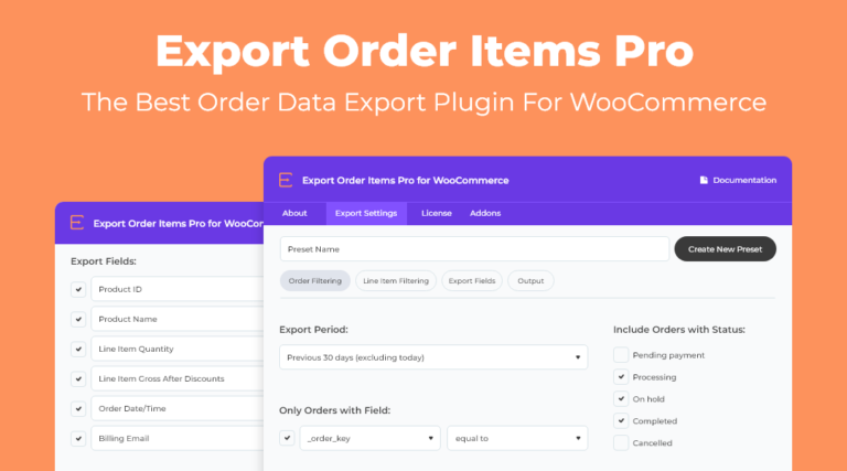 Export Order Items Pro for WooCommerce
