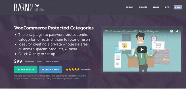 WooCommerce Protected Categories