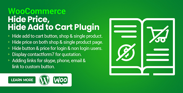 WooCommerce Hide Price & Add to Cart Button