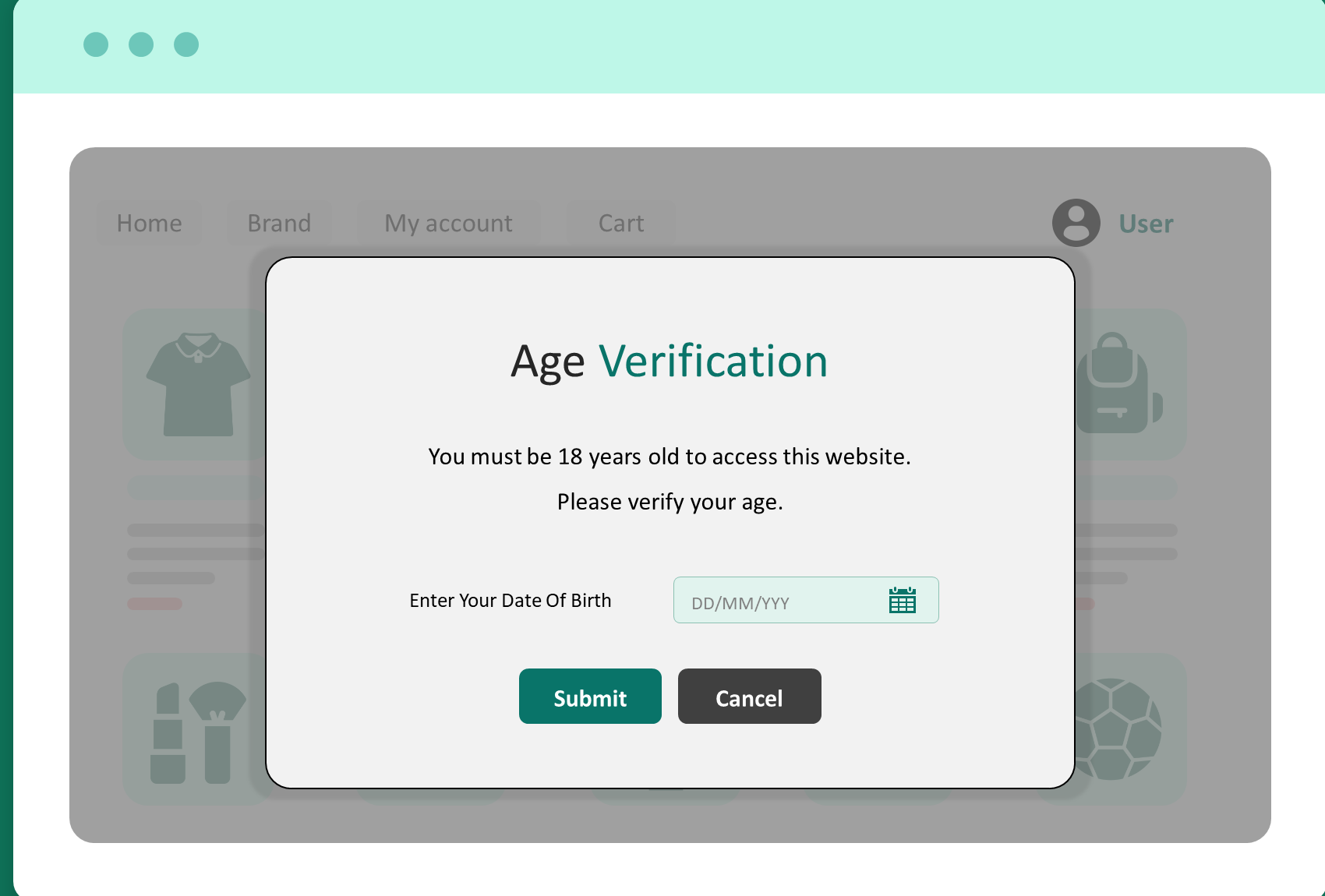 Age Verification Popup for WooCommerce