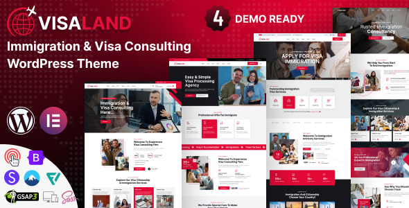 Visaland - Immigration & Visa Consulting WordPress Visaland - Immigration & Visa Consulting WordPress