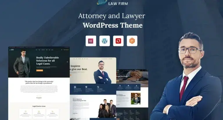 Aeen - Attorney and Lawyer WordPress Theme