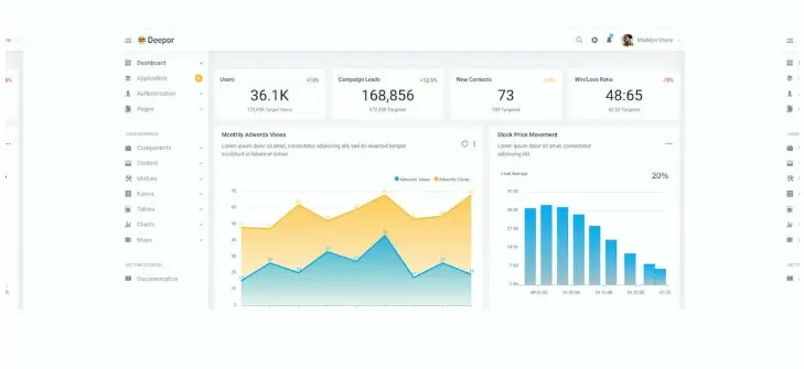 Deepor – Bootstrap Admin & Dashboard Template 